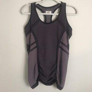 Athleta Diamond Fastest Track Racerback Tank Top-Dark Purple-Size XL